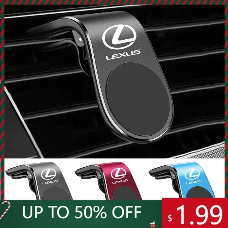 Adesivi per auto Supporto magnetico per telefono da auto Supporto in metallo Accessori interni per Lexus F SPORT ES RX NX LS UX LM LX GX LC RZ IS CT GS