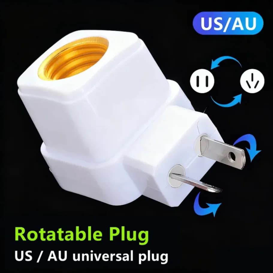 AC85-265V E27 Interruttore EU/US/AU Spina Edison HA CONDOTTO LA Lampada Della Luce Lampadina Portalampada Adattatore Presa Base Supporto ON/OFF Accessori Per L'illuminazione