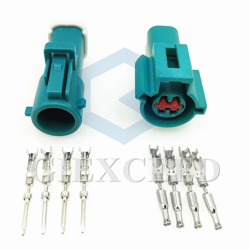 1 Set 4 Pin 1.5 Series AC Assembly accessori Auto Green Automobile maschio femmina cavo di aggancio presa impermeabile