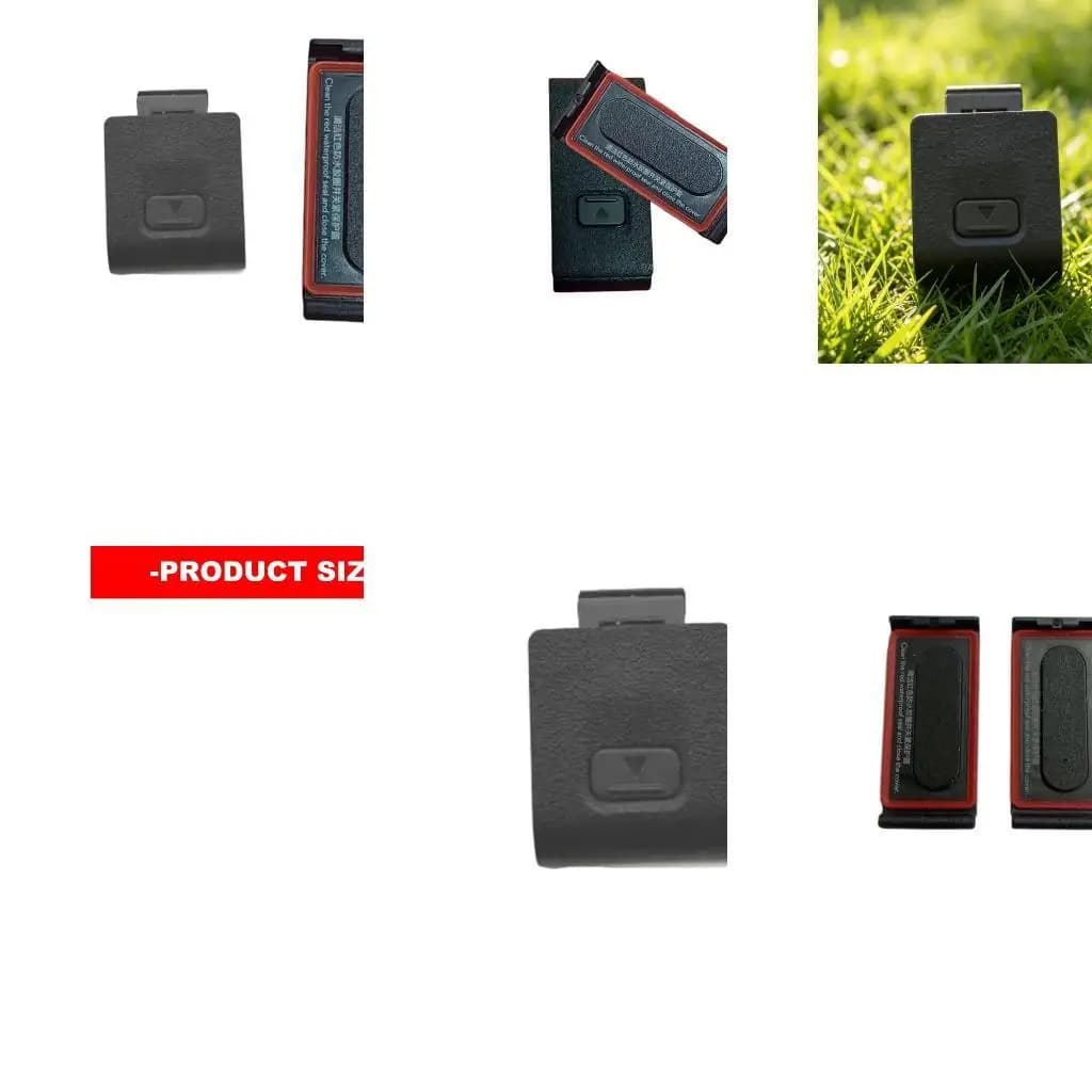 Camera USB Door Cover Battery Lid Door for Action 5Pro, Black ABS Sleeve, 1Pc for a Designated Opening D2RC