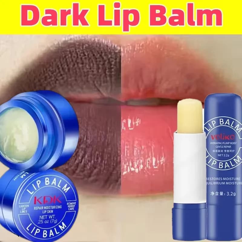 Balsamo Labbra Esfoliante, Rimuove le Imperfezioni, Schiarente, Maschera per Melanina, Olio Lucidante, Idratante, Riparatore per Pelle Morta, Cura delle Labbra