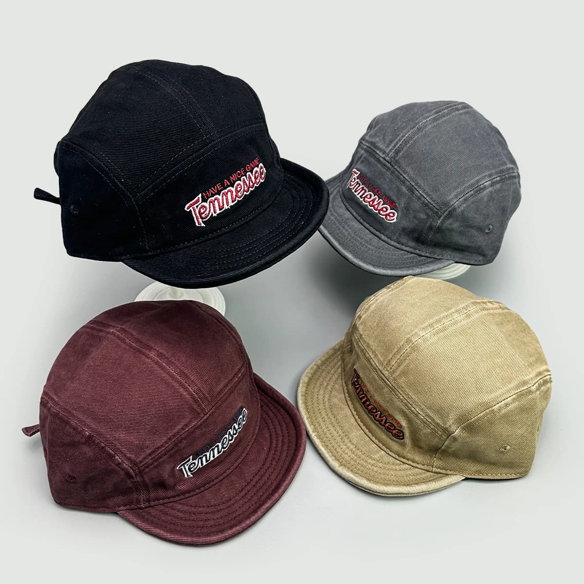 American Style Embroidered Letter Baseball Hats New Unisex Breathable Flat Eave Sunshade Retro Versatile Ins Fashion Peaked Caps
