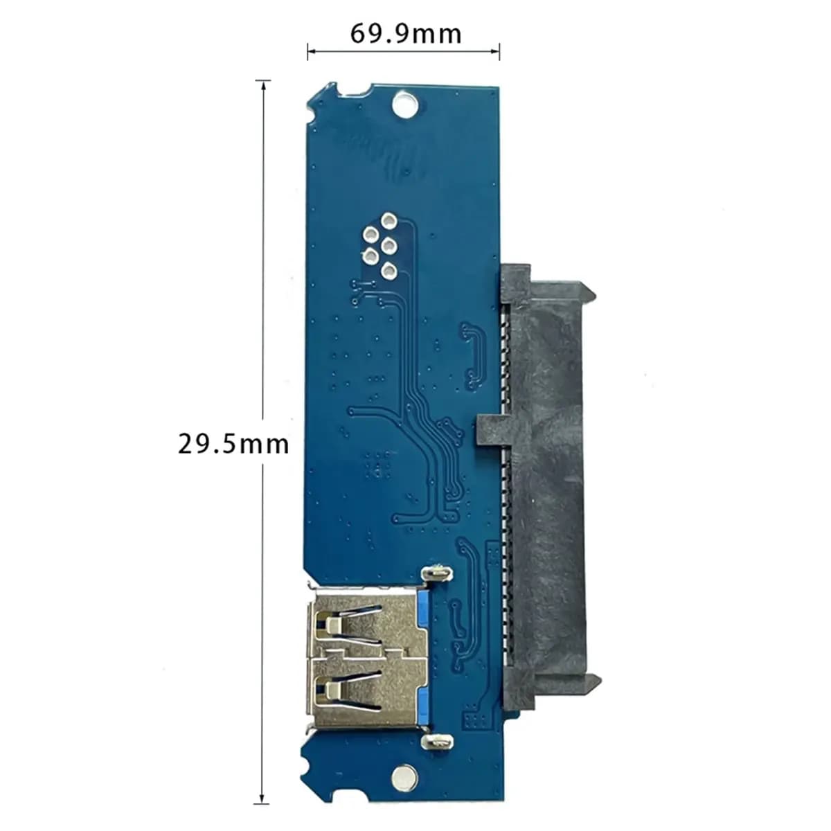 Convertitore da HDD a USB 3.0 da 2,5 pollici Adattatore per scheda di espansione da disco rigido esterno a USB solo per SSD da 2,5 pollici [AAAE 2026]