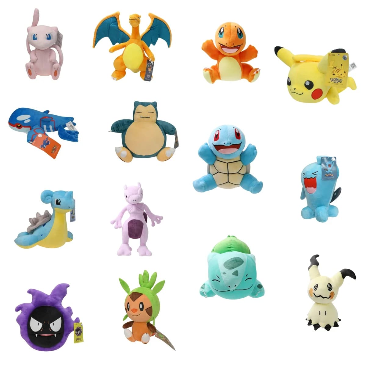 Pokemon Original Plush Toy 9.2-19.2 inch Kyogre Mimikyu Charizard Snorlax Wonderful Gifts Dolls Soft Kawaii Cute Cartoon Toys