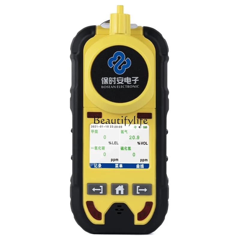 *Rilevatore di gas quattro in uno Gas ossigeno idrogeno solforato rilevamento gas monossido di carbonio