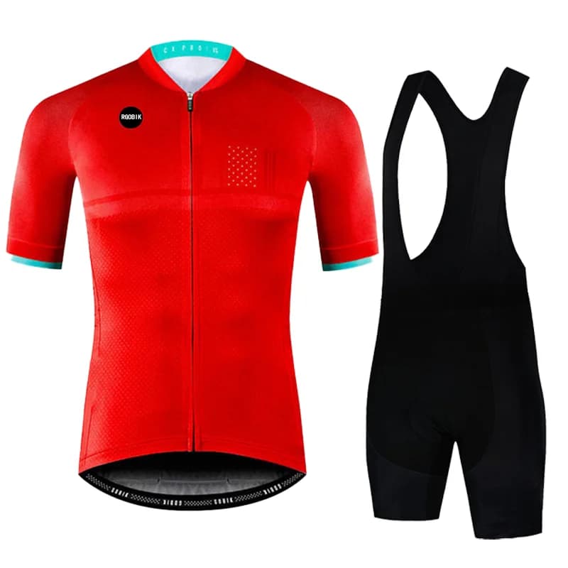 Completo da Ciclismo Uomo: Maglia e Pantaloncini Pro 2026 per Bici MTB - Abbigliamento Estivo/Primaverile
