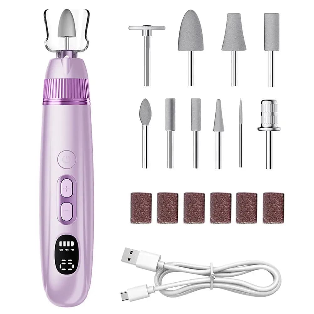 Professional Cordless Nail Drill Machine Manicure Pedicure Kit Electric Nail File Set Nail Care Tool for Grind Trim Polish