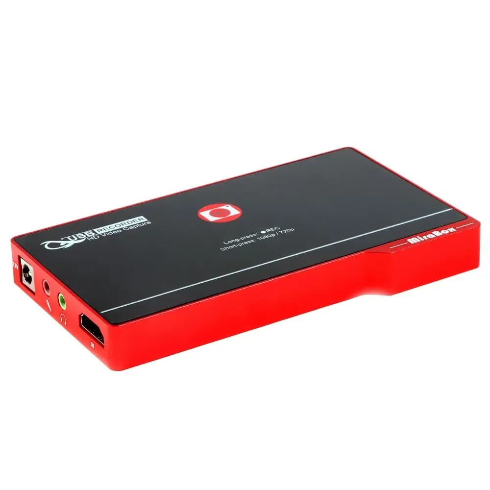 2026 Mirabox No Driver Plug and Play Videoregistratore HD per YouTube Netflix USB3.0 Scheda di acquisizione del registratore di acquisizione dello schermo