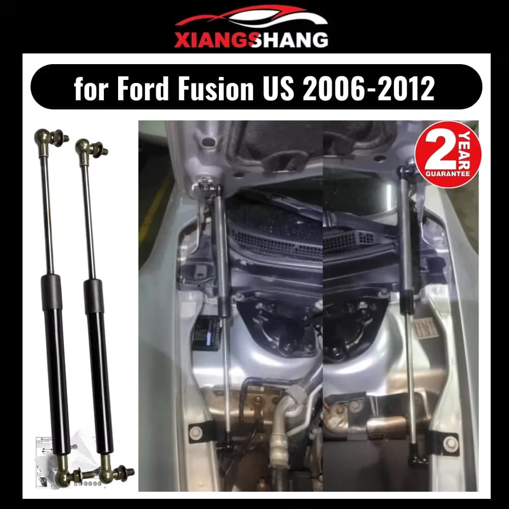 Ammortizzatori per cofano per Ford Fusion US 2006-2012 Supporti di sollevamento Copertura anteriore Modifica ammortizzatore a gas Ammortizzatore a molla Senza trapano