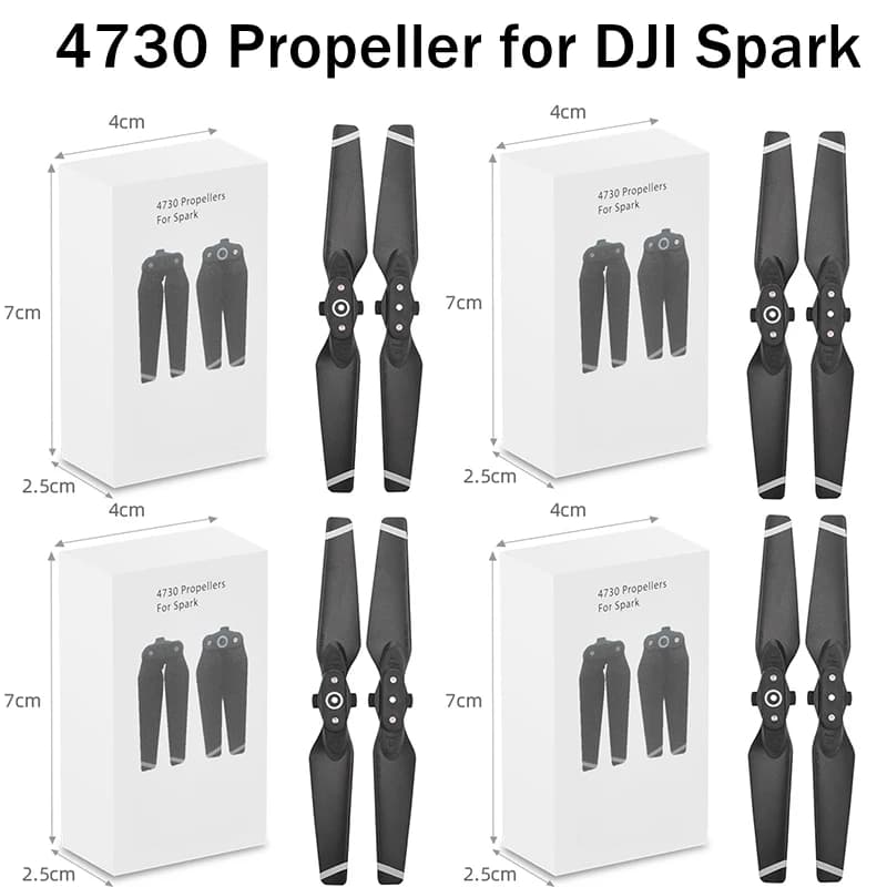 Elica for DJI Spark Drone 4730 Pleated foldables for quick release 4730F Spare pins Spare parts Accessories for wing