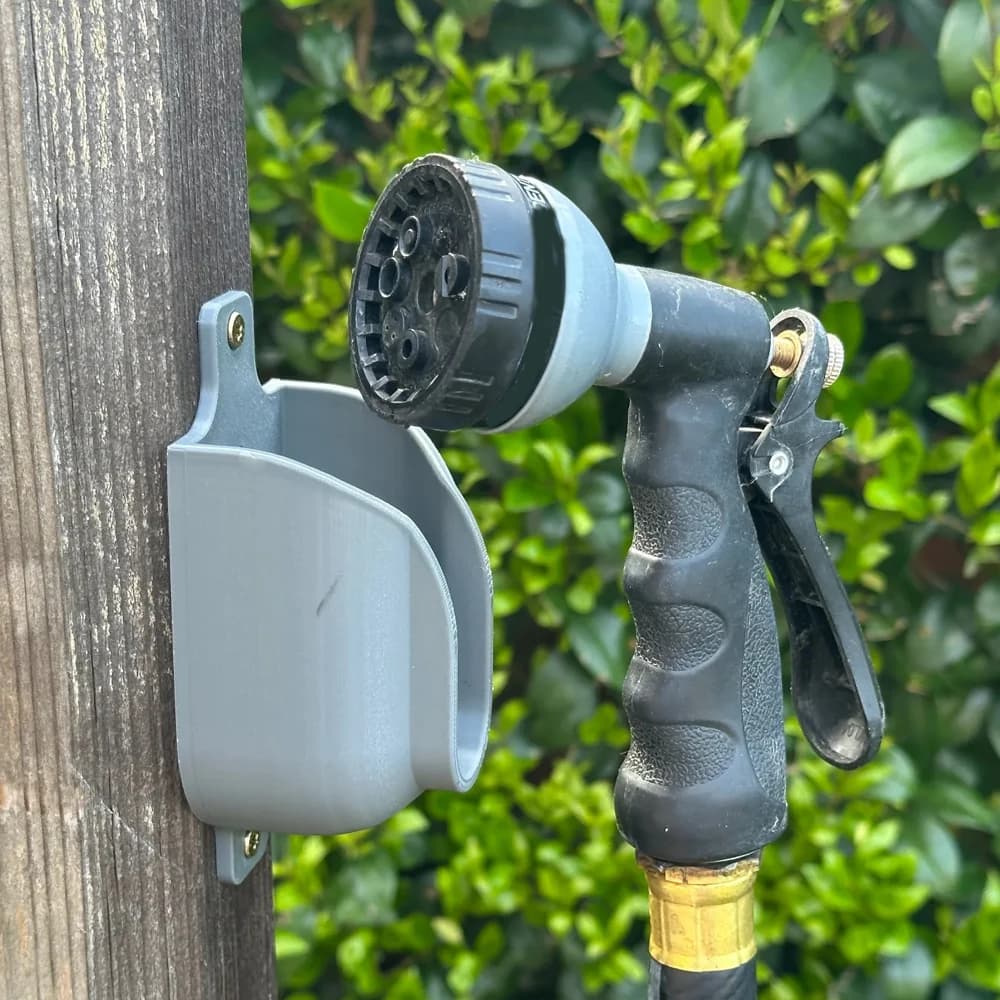Wall mounting bracket for garden hose nozzle model Melnor 7 Wall mounting bracket