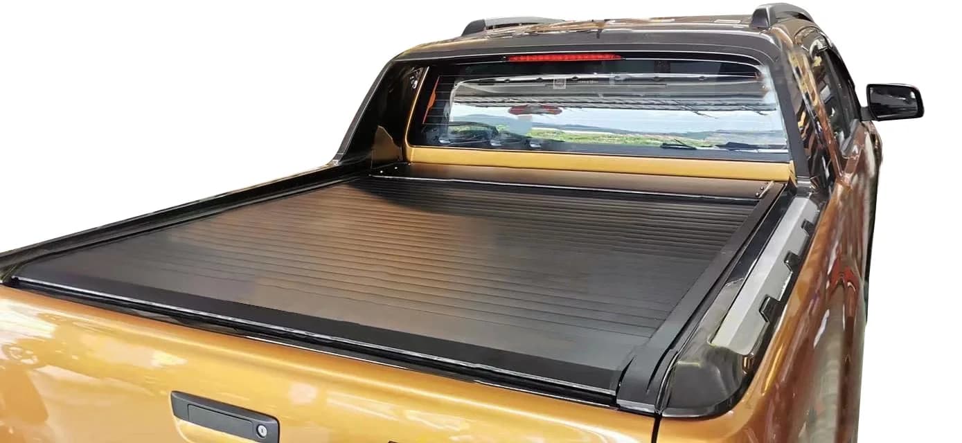 Per Ford Ranger pickup back cover push-pull telescopica copertura piatta pickup coperchio posteriore modificato avvolgibile