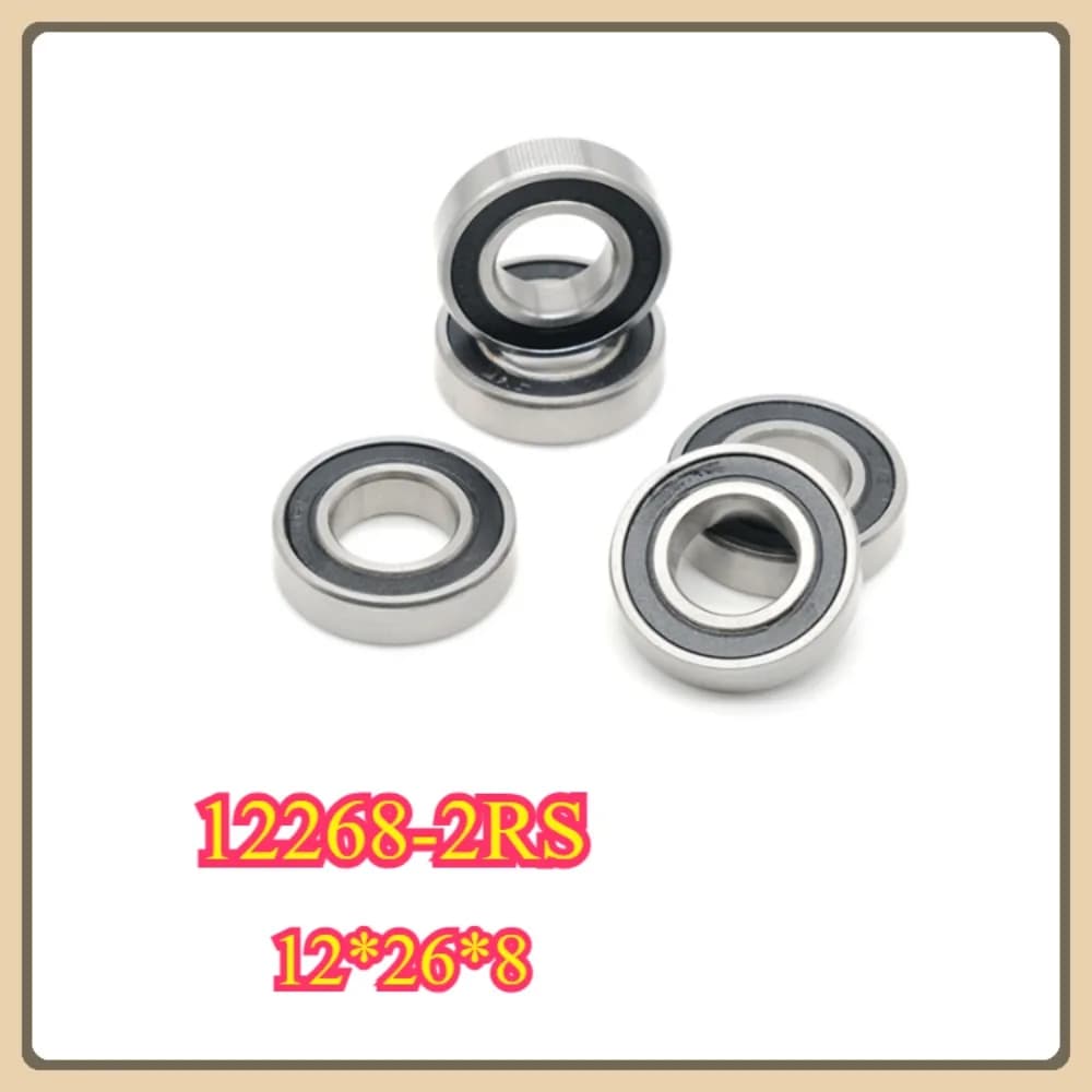 2 pz Cuscinetto 6000/12 2RS Cuscinetto Ruota di Bicicletta Parti di Riparazione MR12268 12268-2RS 600/12-2RS 12*26*8 MM