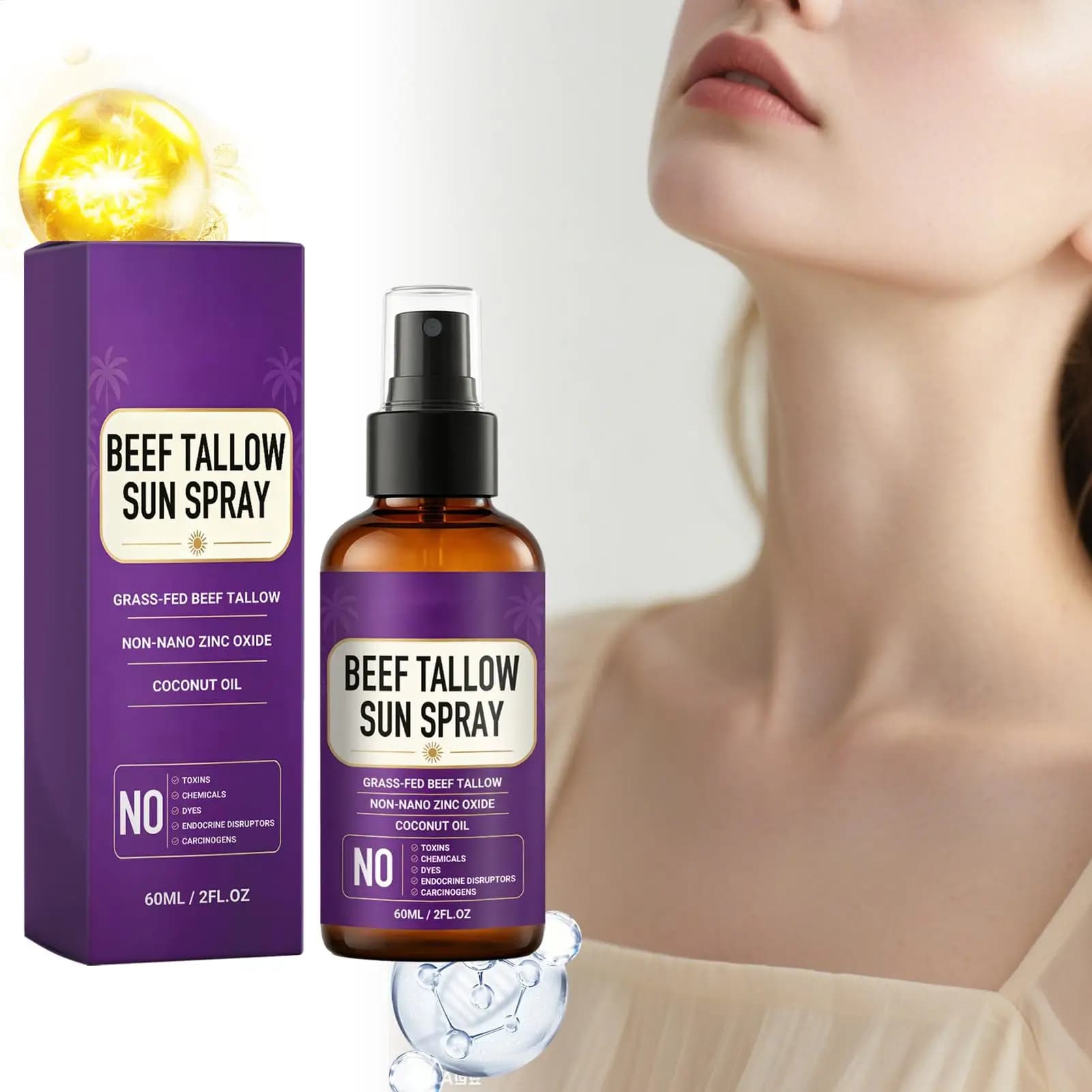 Butter Moisturizing Sunscreen Spray Sun Block Spray ace Hydrating Soothing Non-Greasy Summer Mist Face Skin Sunblock Spray
