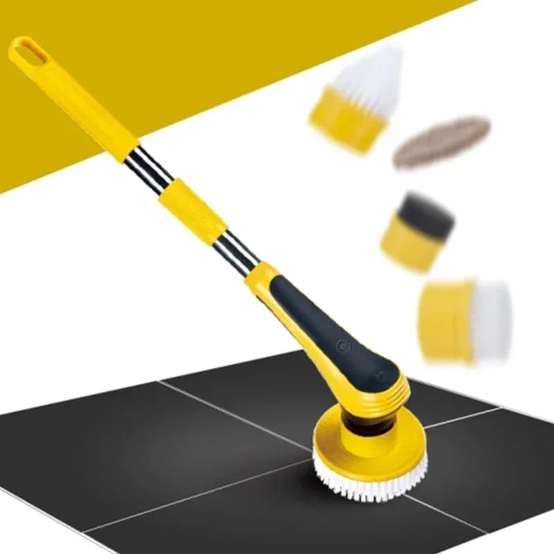 Desktop 220v Spazzola per pulizia elettrica senza fili Bagno domestico Toilette Ricarica Spazzola per pulizia wireless Rotante Pavimento in vetro Wi