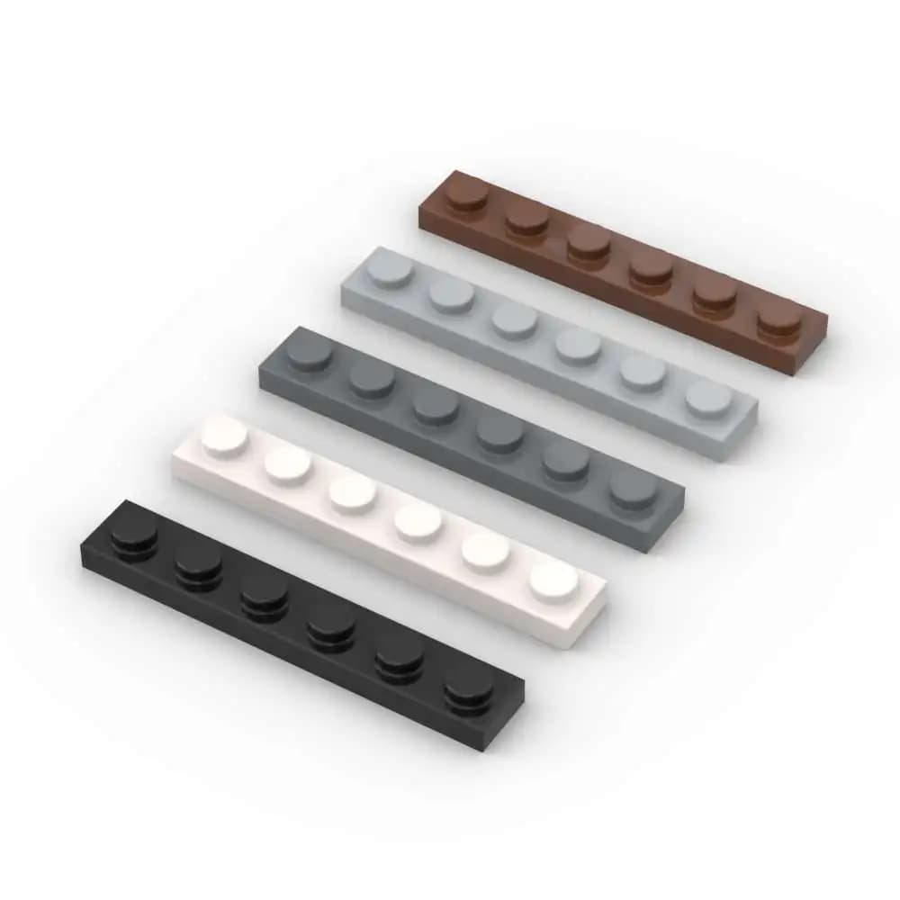 MOC 10PCS Puzzle Particelle 3666 1X6 Piastra Building Blocks Kit High-Tech Board Casa Mattoni Particelle Idea Giocattoli Regali Dropshipping