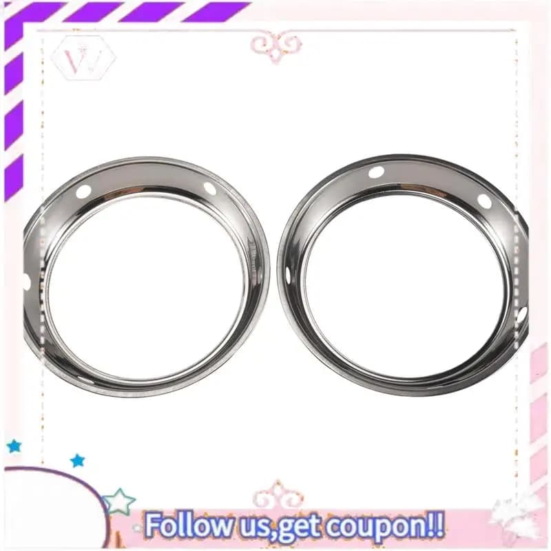 Y74A-2PCS Supporto per wok in acciaio inossidabile con fondo rotondo metallico, 10,43X11,8 pollici, misura universale, per padelle da cucina a gas