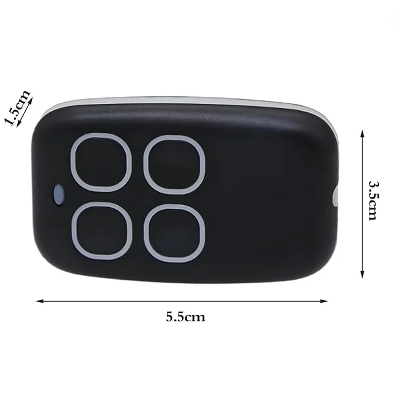 Controllo cancello elettronico remoto universale multifrequenza per garage 280-868 mhz Duplicatore codice fisso Rolling Code 4 IN 1