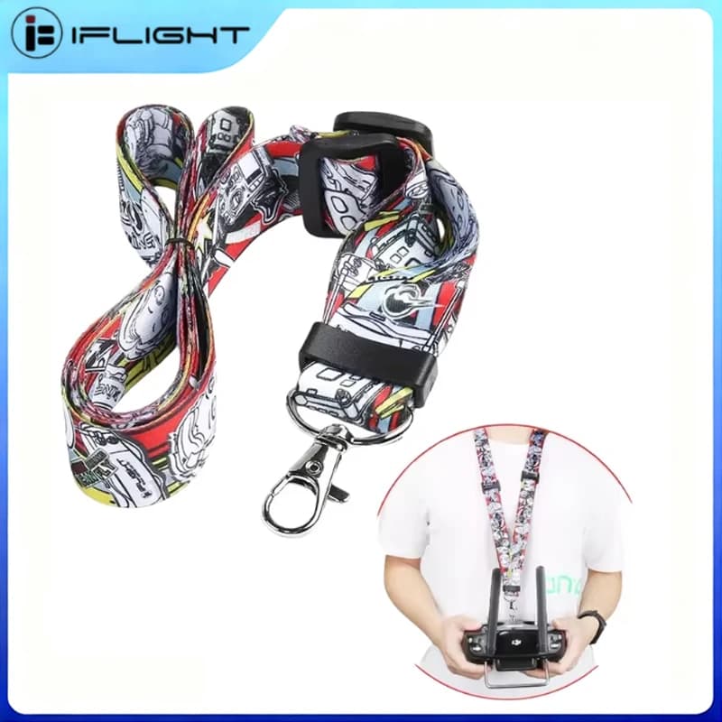 iFlight Tracolla per trasmettitore regolabile 25x500mm Universale adatta per telecomando drone FPV Supporto confortevole