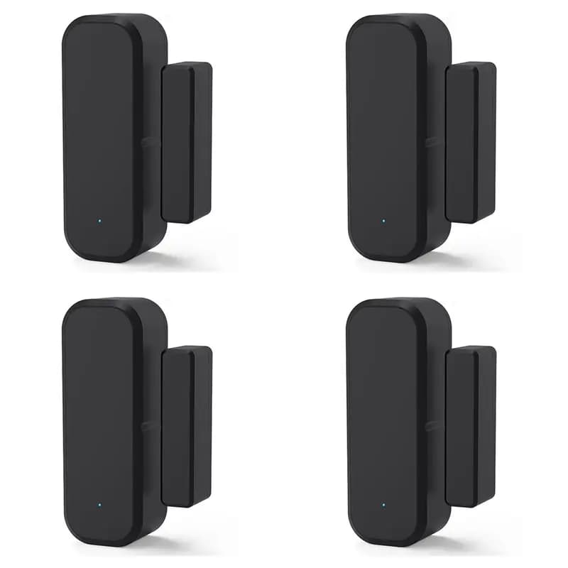 New Tech 4X Tuya Wifi Sensore porta Sensore ingresso finestra Sicurezza antifurto Sensore magnetico Allarme Vita intelligente per telecomando APP