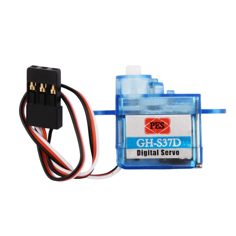 Micro servo 3.7g GH-S37D Mini servo digitale per il controllo dell'aeromodellismo dell'aereo Direzione di volo Aereo RC Elicottero Barca