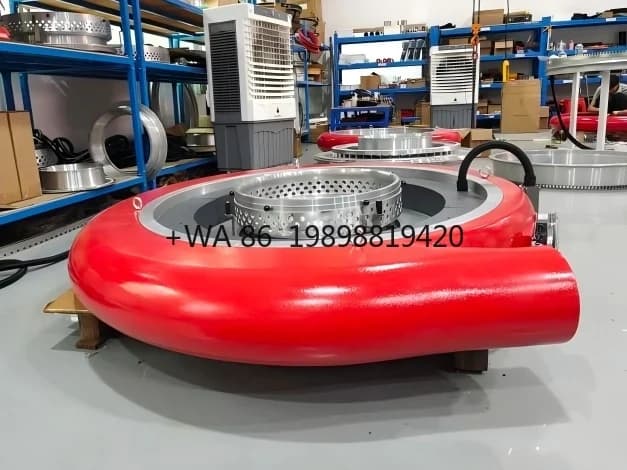 Air ring with automatic profile / Cooling ring with profile control system Air volume automatic ring /