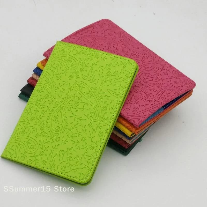 【R】Waterproof Passport Holder Covers Case Travel PU Leather Credit Card Wallet Cute Passport Book For Women/Men Passport Cover