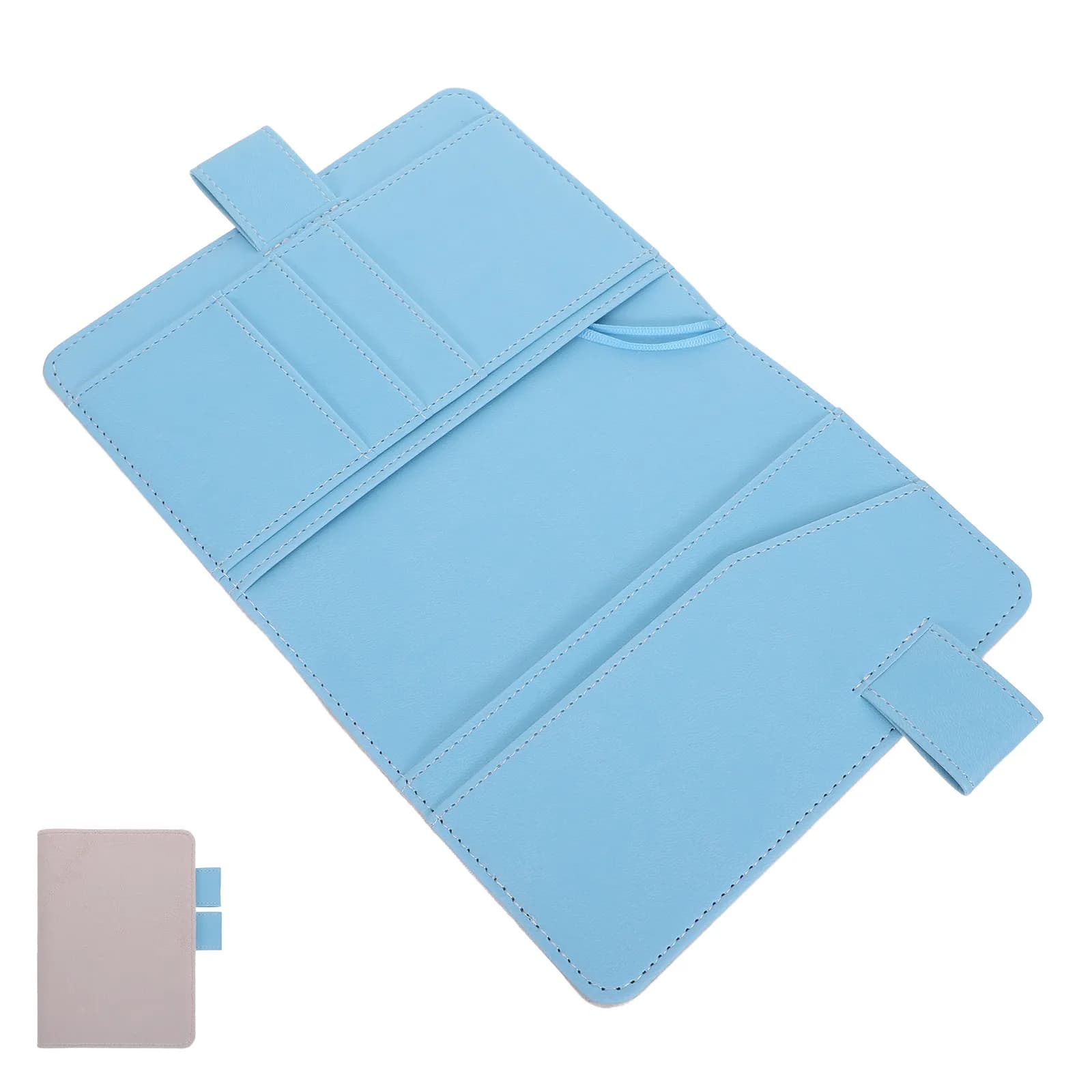 A6 Notebook Cover Fabric PU Journal Planner Protector Pen Holder Card Slot Inner Pocket Shell Compact Notebook Case