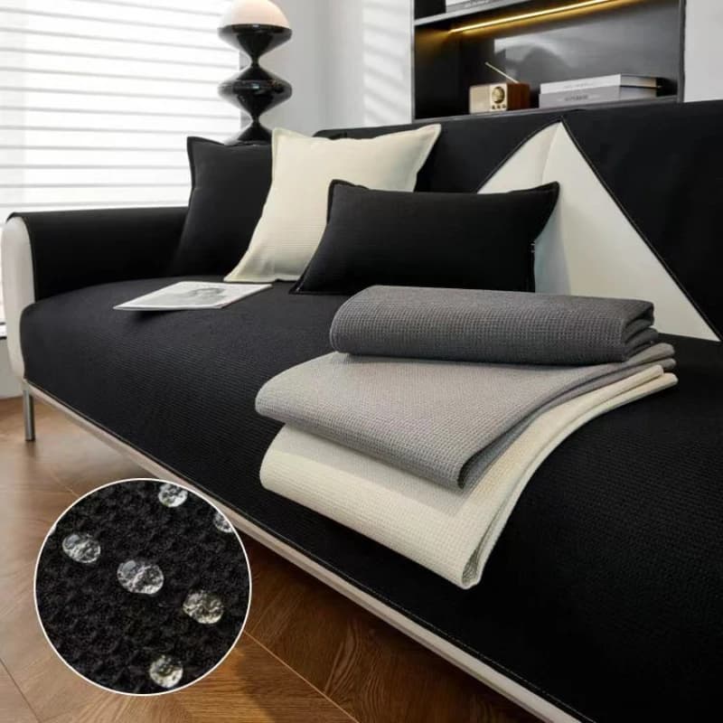 Fabric sofa cap with waterproof technology, scratch-resistant, anti-slip, for children, cats, dogs, pets, for living room, soft and smooth