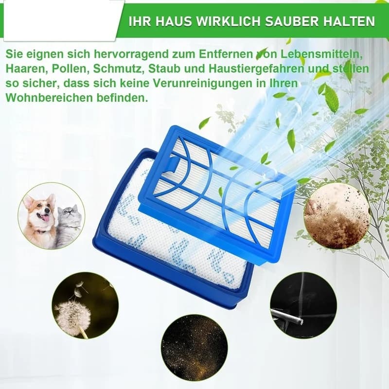 BAAO Replacement HEPA Filters 3-Pack for PowerPro Expert FC9729 FC9741 FC9742 FC9743 Power Cyclone 8 Vacuum