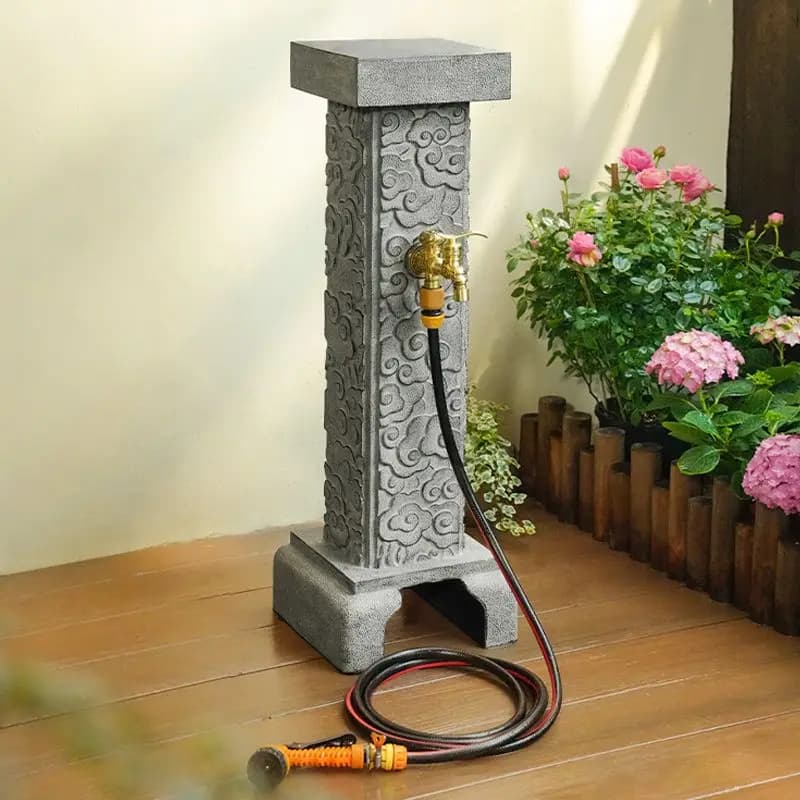 Rubinetto a colonna antigelo per esterni, per piscina, cortile, giardino, irrigazione, tappo per acqua