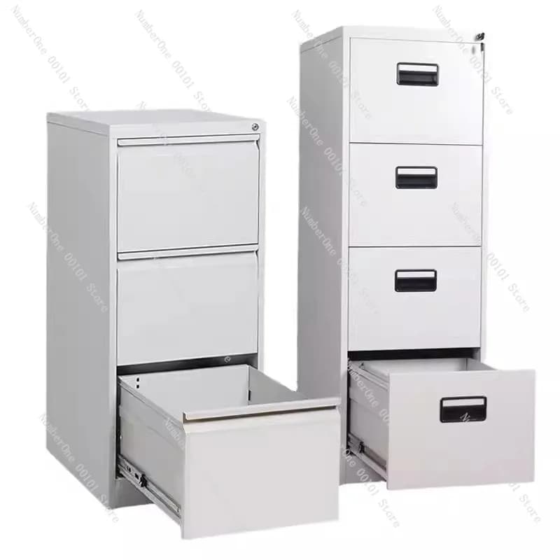 Office A4 Filing Cabinet Card Box Folder Hanging File Storage Drawer Archive Organizer with Lock Multi Drawer Document Contract