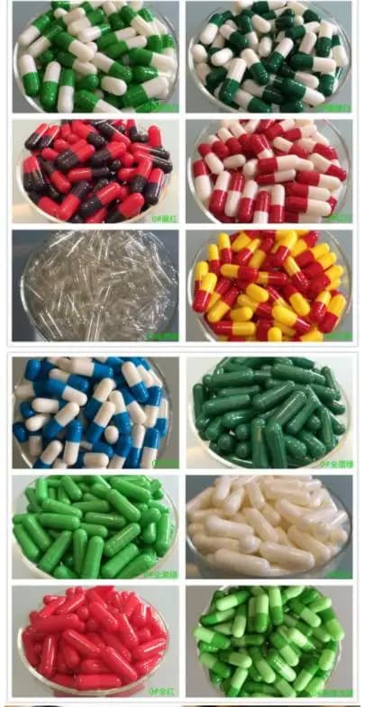 1000 pieces/confection size 0 # Blank capsules for pills Blank capsules of hard jelly Capsules for pills medicines in transparent Kosher gel
