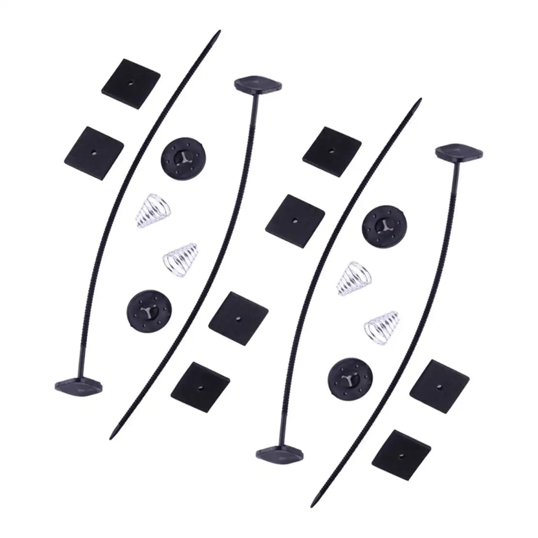 Kit di montaggio a molla per pad con clip per ventola di raffreddamento per radiatore elettrico universale