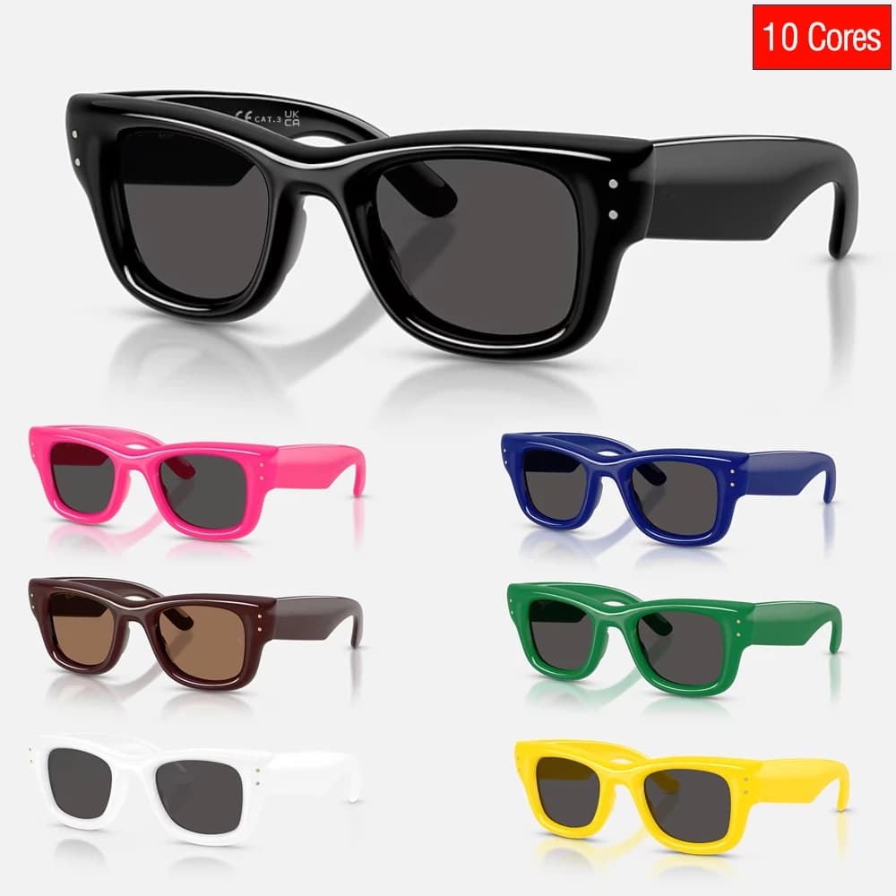 Unisex fashionable square sunglasses - Simple travel design for travel and casual outdoor driving