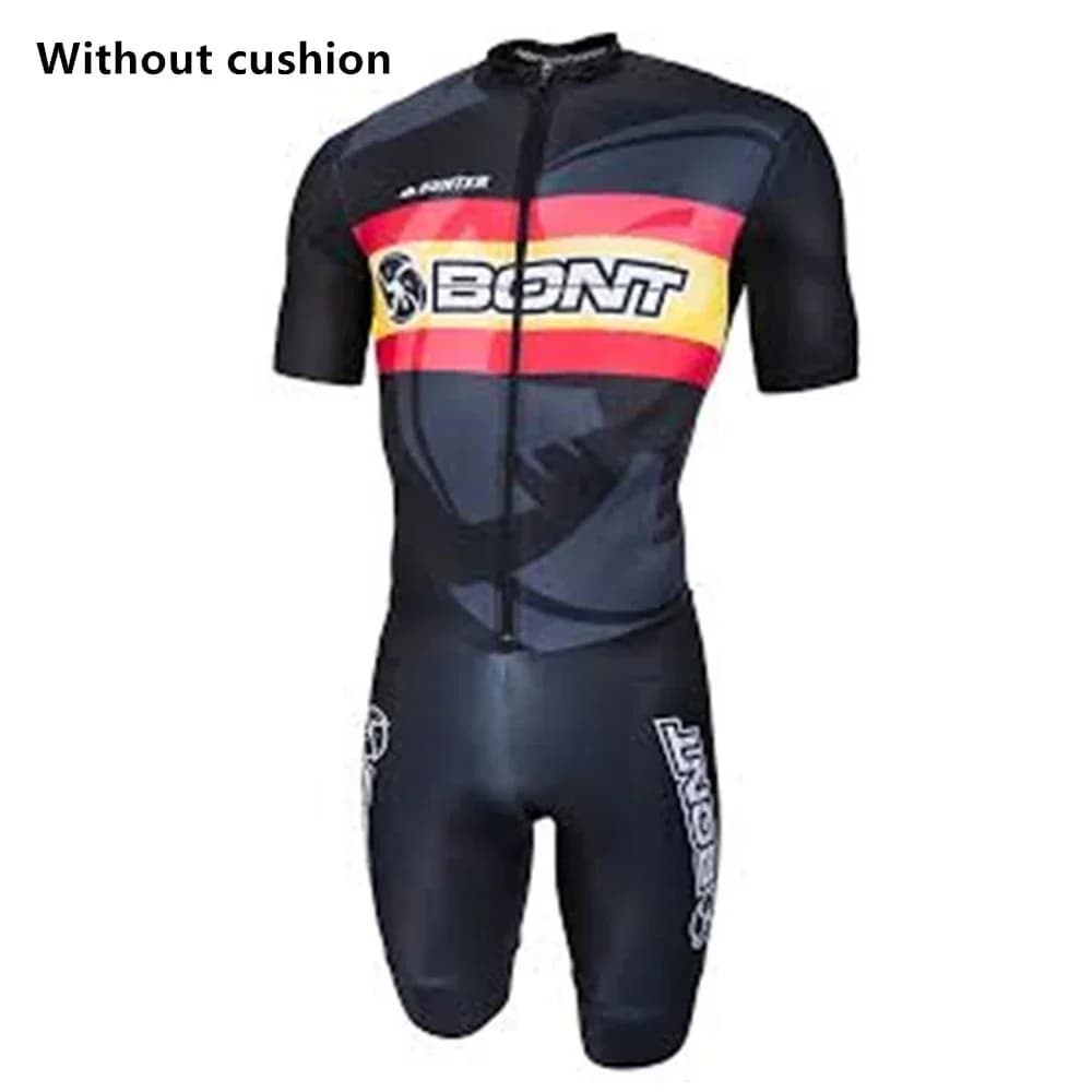 BONT racing Skinsuit Men's Sweater Inline Roller Skate Skinsuit Fast Skating Triathlon Clothing Cycling Suit Cycling