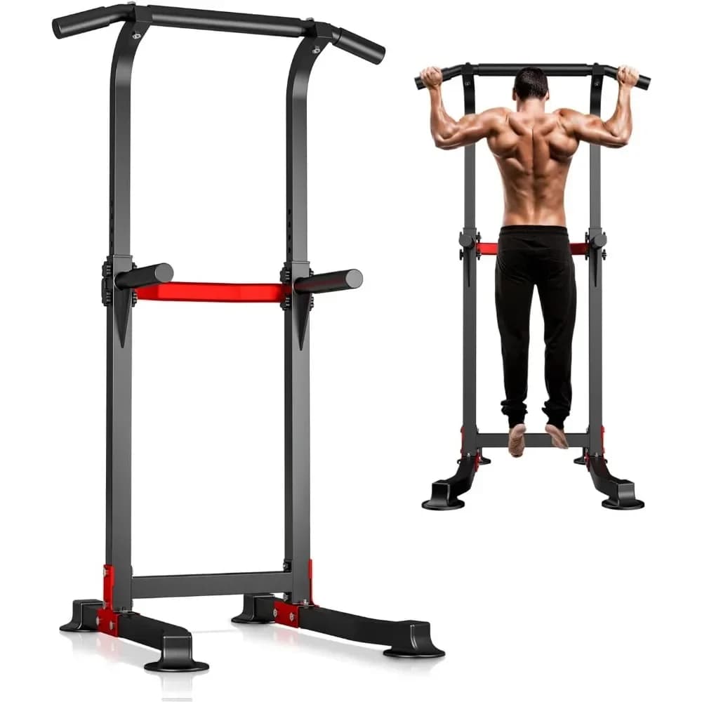 A fitness equipment with traction bar for training at home