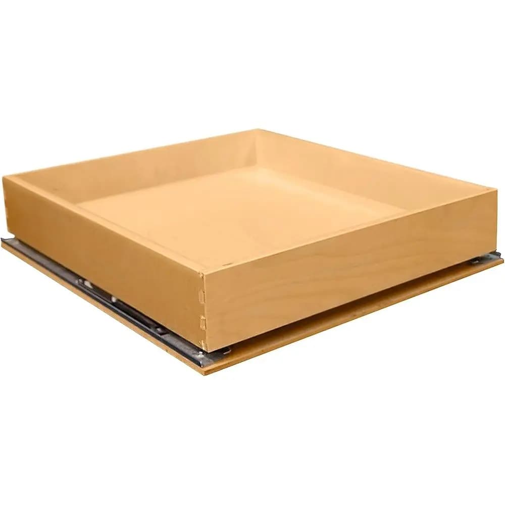 Organizzatore in betulla baltica, ripiani estraibili, soluzioni di archiviazione per cucina, dispensa e bagno, 12 x 18