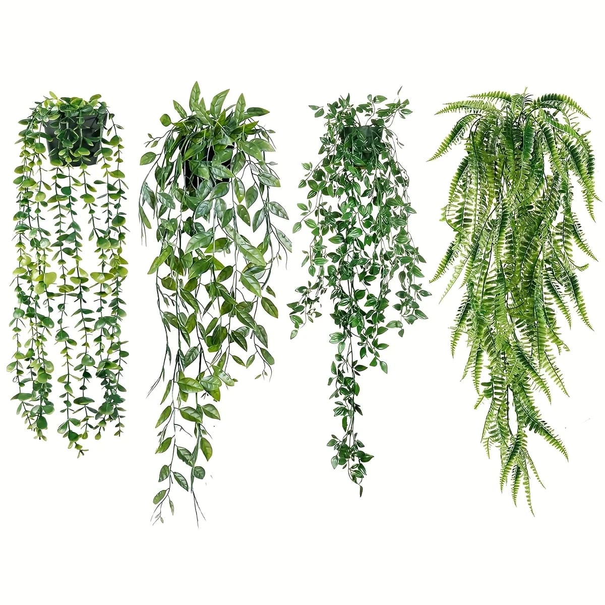 Artificial Hanging Green Plant Potted Plant Combination Artificial Plant Decoration Fake Hanging Plant Potted Plant Potted Plant