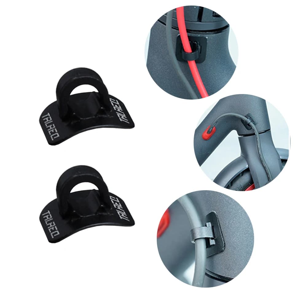 2PCS Pro Scooter Alloy Cable Tie Buckle Organizer For Xiaomi Mijia M365 Electric Scooter Skateboard Accessories free shipping