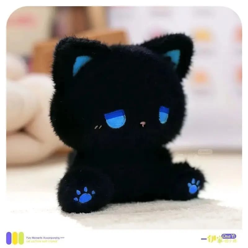 Simpatico cartone animato postura seduta giocattoli di peluche bambole Emo gattini peluche regalo morbido per gli amici peluche ad alta aspetto