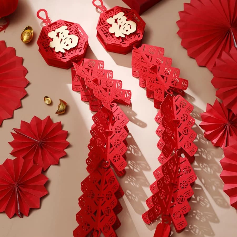 2026 Anno del Cavallo Festival di Primavera Petardo Ciondolo Capodanno Cinese Personaggio Fortunato Ciondolo Decorazione del Negozio di Casa Regalo