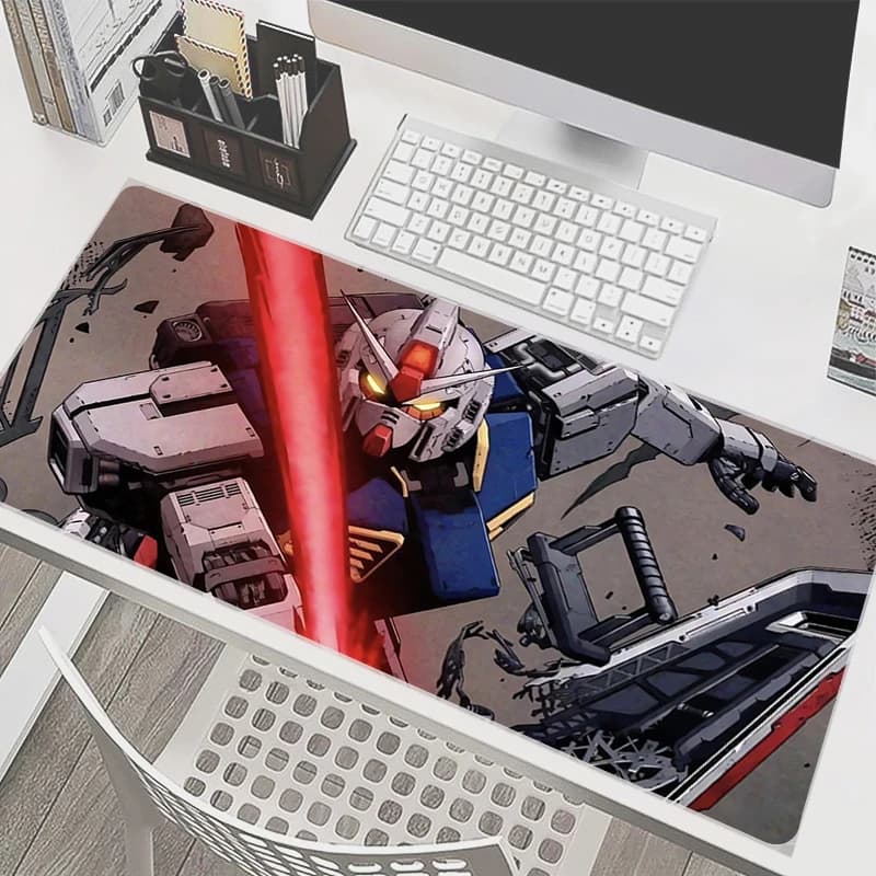 Tappetino per mouse 90x40 cm Mechanical Warrior RX-78-2 G-gundam Gamer Computer Notebook Pc Tappetino per mouse in gomma Tappetino per tastiera da gioco
