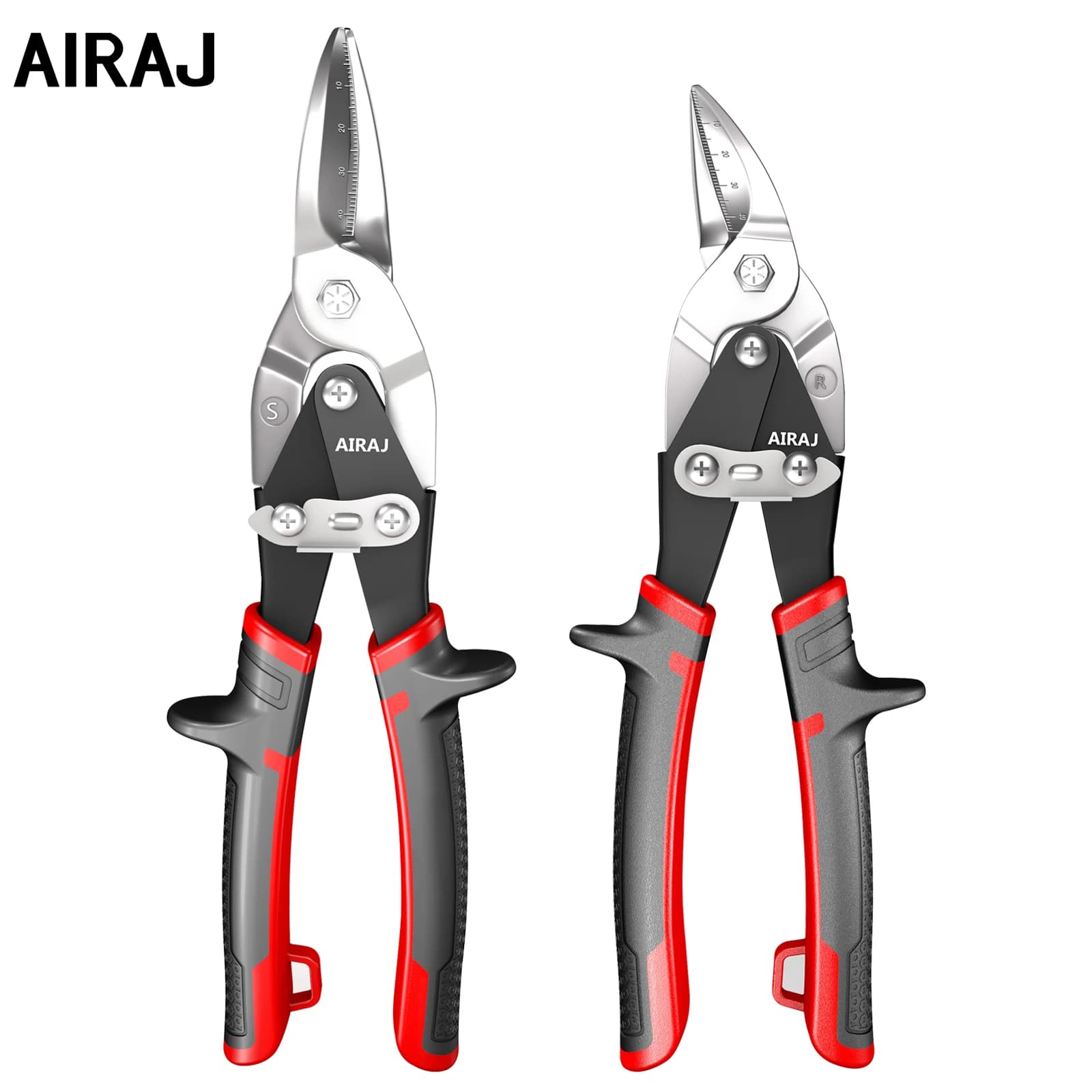 AIRAJ Aviation scissors Tin shears Sheet cutting Snip Cutter Multidirectional scissors Professional manual industrial tool