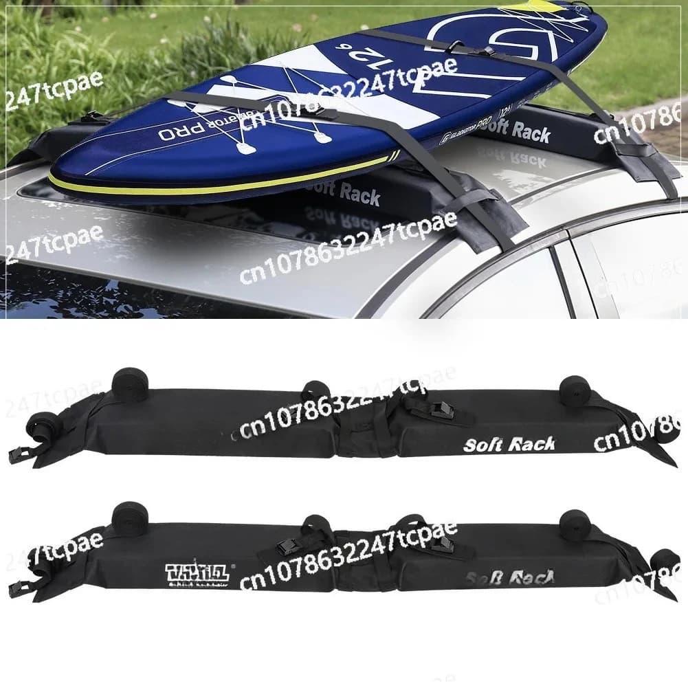 [Cremagliera morbida portatile] Portapacchi Crazy White Bear Barca Kayak Sci Surf Paddle Board Accessori per portapacchi