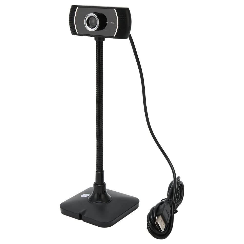 HD Webcam with Fire Messaging Manual and Microphone, Plug and Play, Without Driver, USB Camera 640x480 for Live Streaming and Computer Use