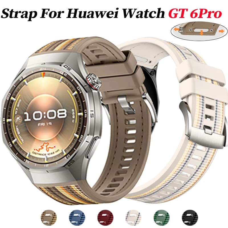 Cinturino in silicone per Huawei Watch GT 6 Pro 46mm cinturino per Huawei Watch GT6 Pro 46mm Smartwatch cinturino accessori