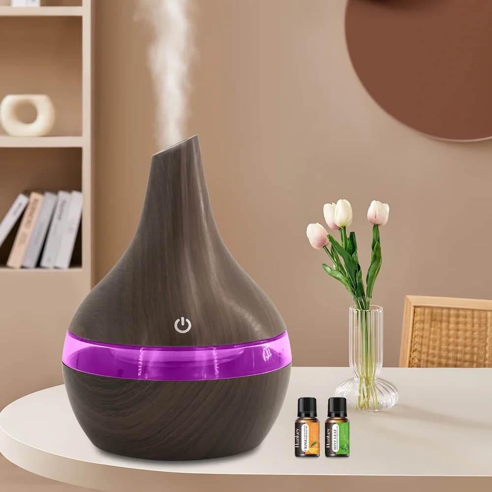 Umidificatore e Diffusore Multifunzione da 300ml: Allevia l'Aria Secca per un Sonno e un Lavoro Migliori