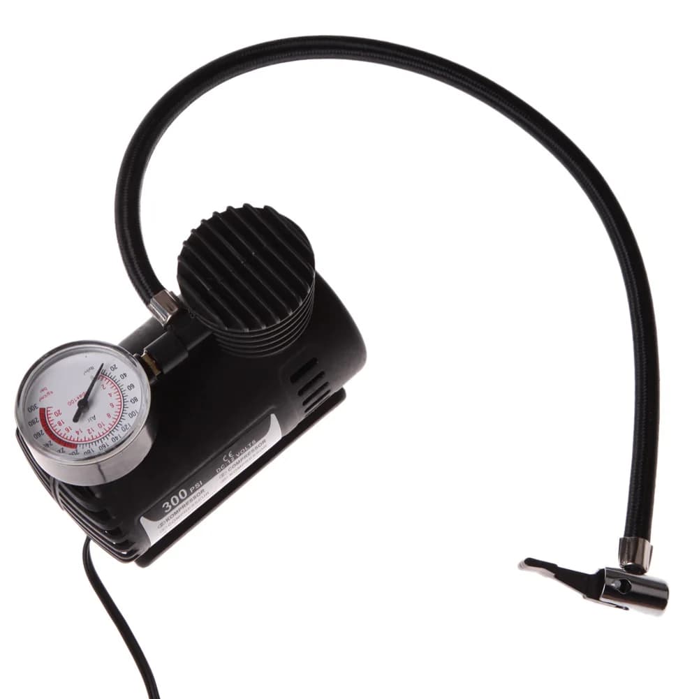 Pompa per pneumatici intelligente 12V con manometro Pompa di aria elettrica Gonfiatore per pneumatici elettrico per auto per pneumatici per auto da bici da moto