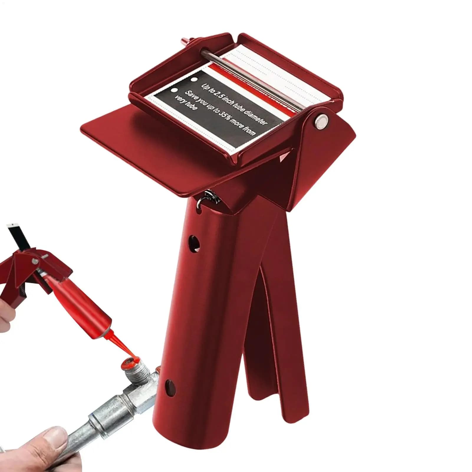 Spremitubo Manuale Antiscivolo in Silicone, Pressa per Tubi in Metallo, Dispenser Efficiente di Silicone RTV per Settore Automobilistico